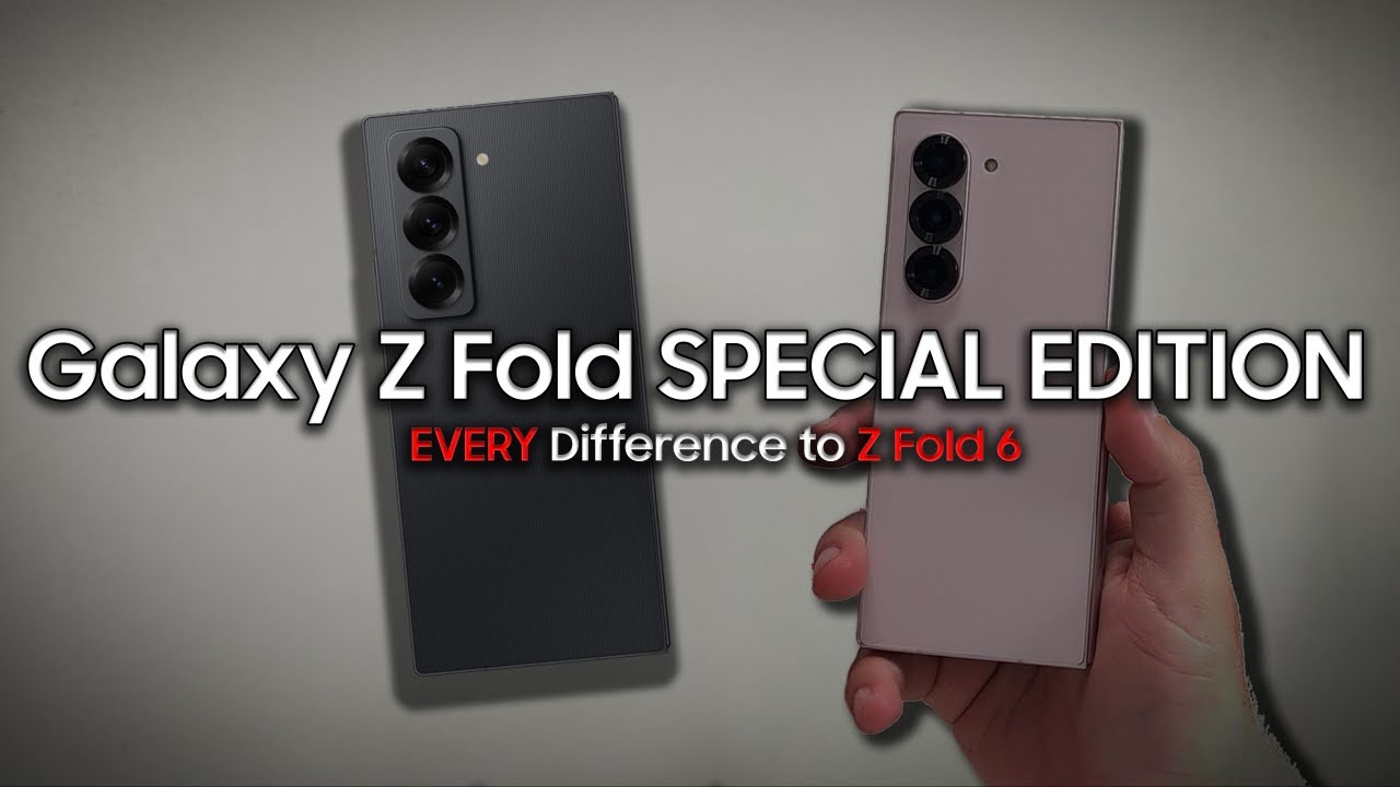 Galaxy Z Fold SPECIAL EDITION vs Z Fold 6 - Every Difference
