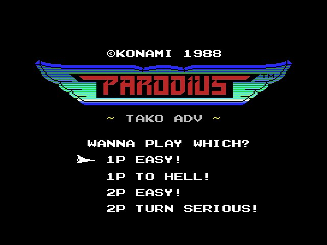 Parodius～The Octopus Save The Earth · パロディウス ～タコは地球を