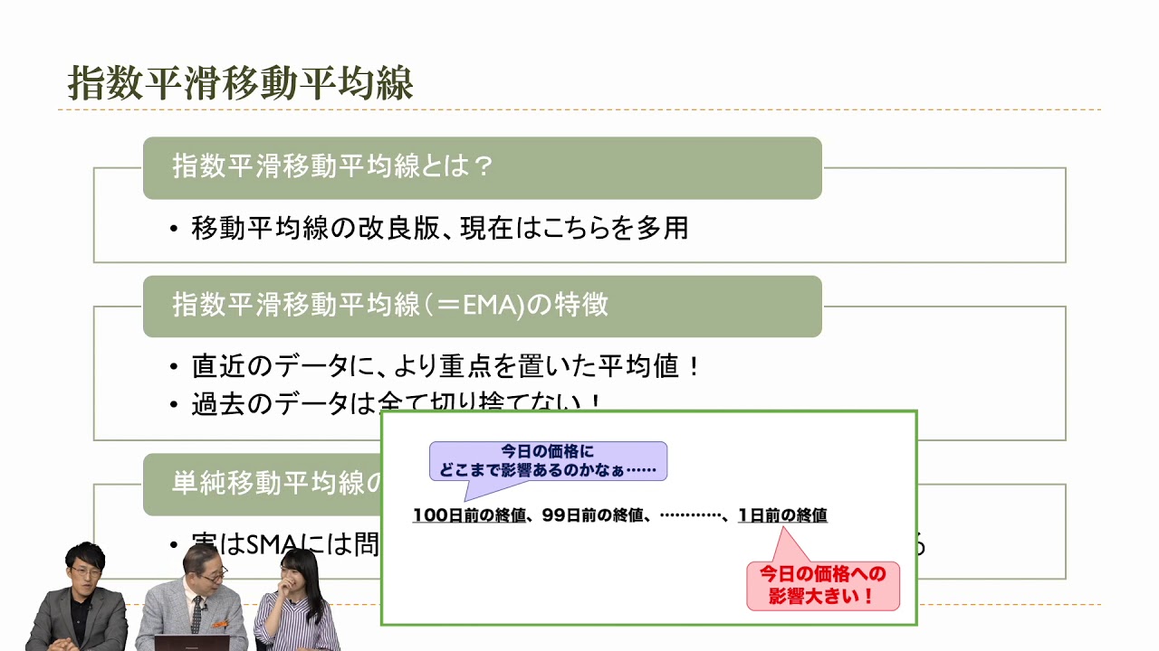 小次郎講師のトレード入門】テクニカル指標の王様「移動平均線_その④