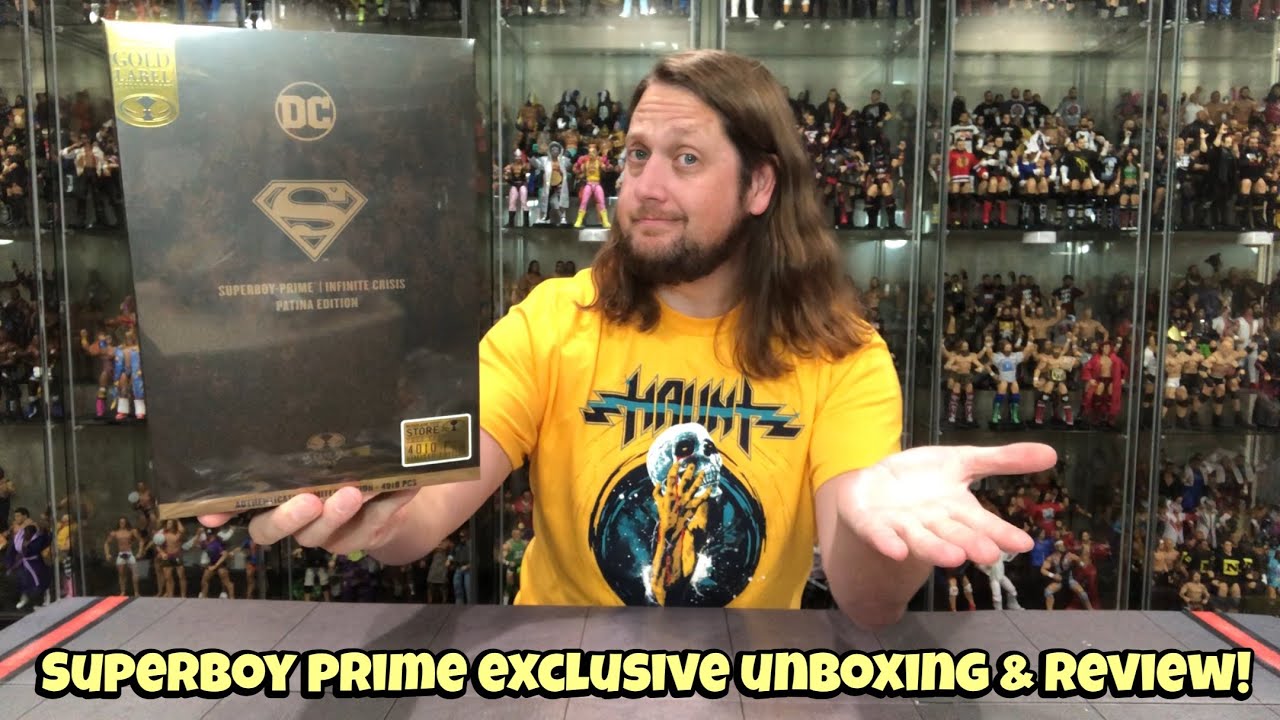 Superboy Prime Patina Edition McFarlane DC Multiverse Unboxing