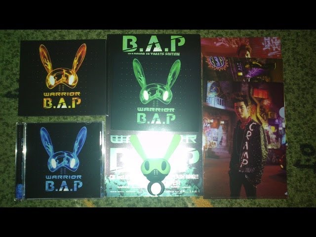 Unboxing B.A.P 1st Japanese Single Album WARRIOR [Limited Type A