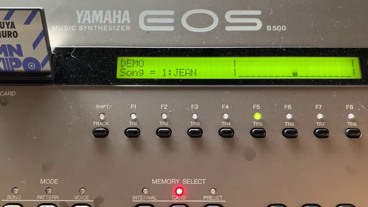 鍵盤楽器 YAMAHA EOSB500 VOICE CARD ROCK & POP90'S 鍵盤楽器 YAMAHA