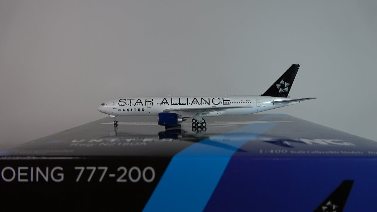 AMAZING NG MODELS United Airlines Star Alliance 777-200ER Model