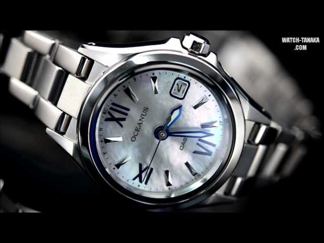 CASIO OCEANUS OCW-70PJ-7AJF カシオ オシアナス レディース - YouTube