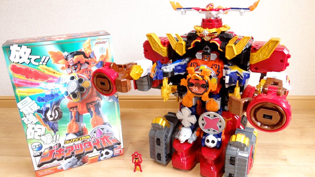 This year's final Sentai robot combination! DX Haoh Gekiatsu Daioh