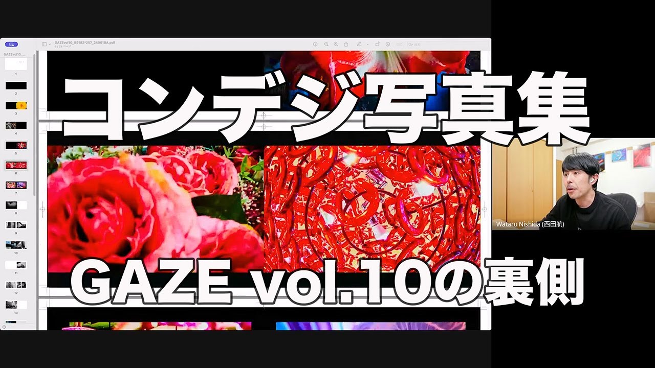 アート・デザイン・音楽 Gaze Vol. 1-10 Wataru Nishida 西田航 GAZE