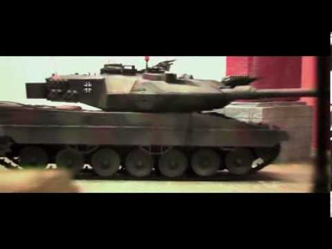 1/24 RCバトルタンク レオパルト2 A6 - YouTube