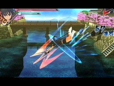 3DS『閃乱カグラ Burst -紅蓮の少女達-』プレイ動画「アクション