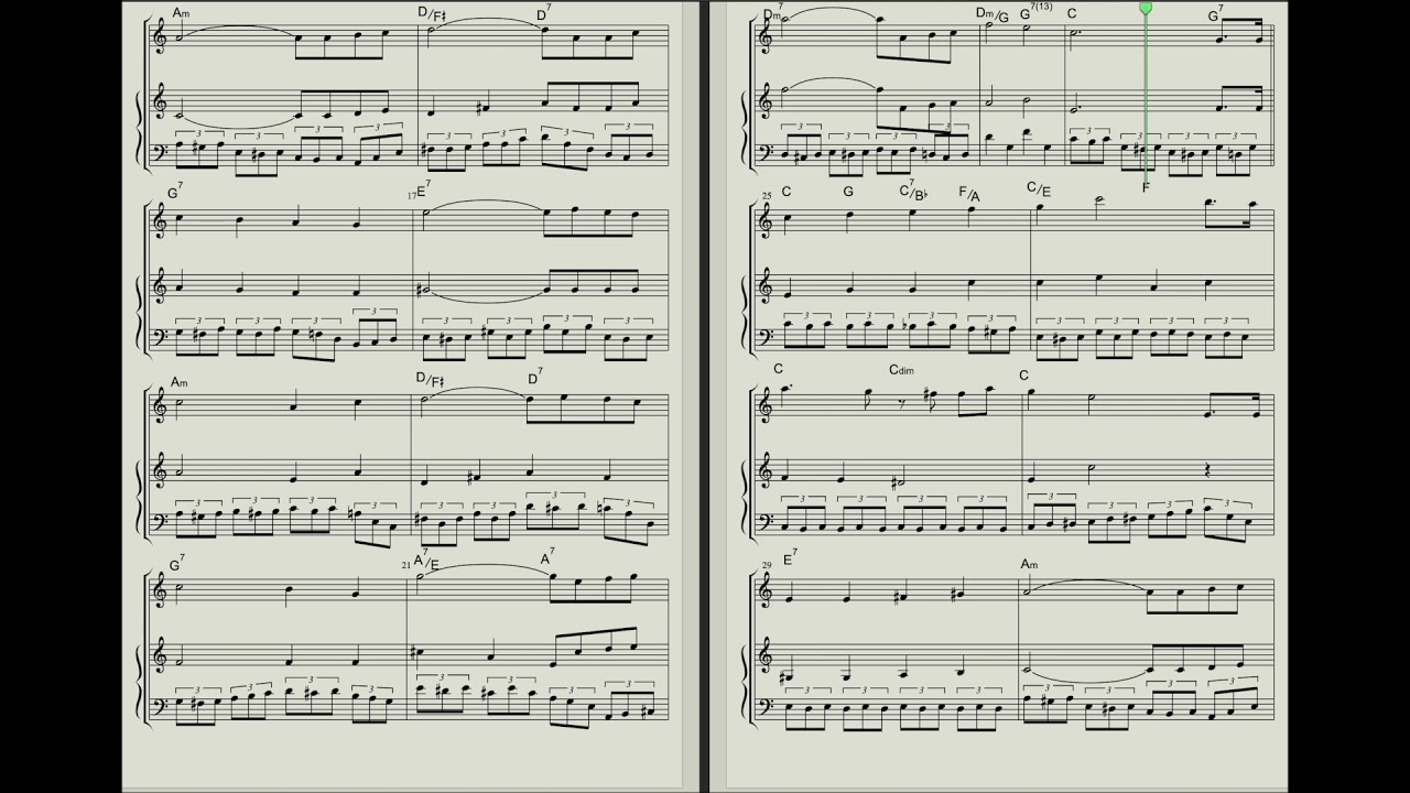 序曲 (Overture) / Dragon Quest IV【DQ4 ドラクエ4 楽譜 midi】 - YouTube