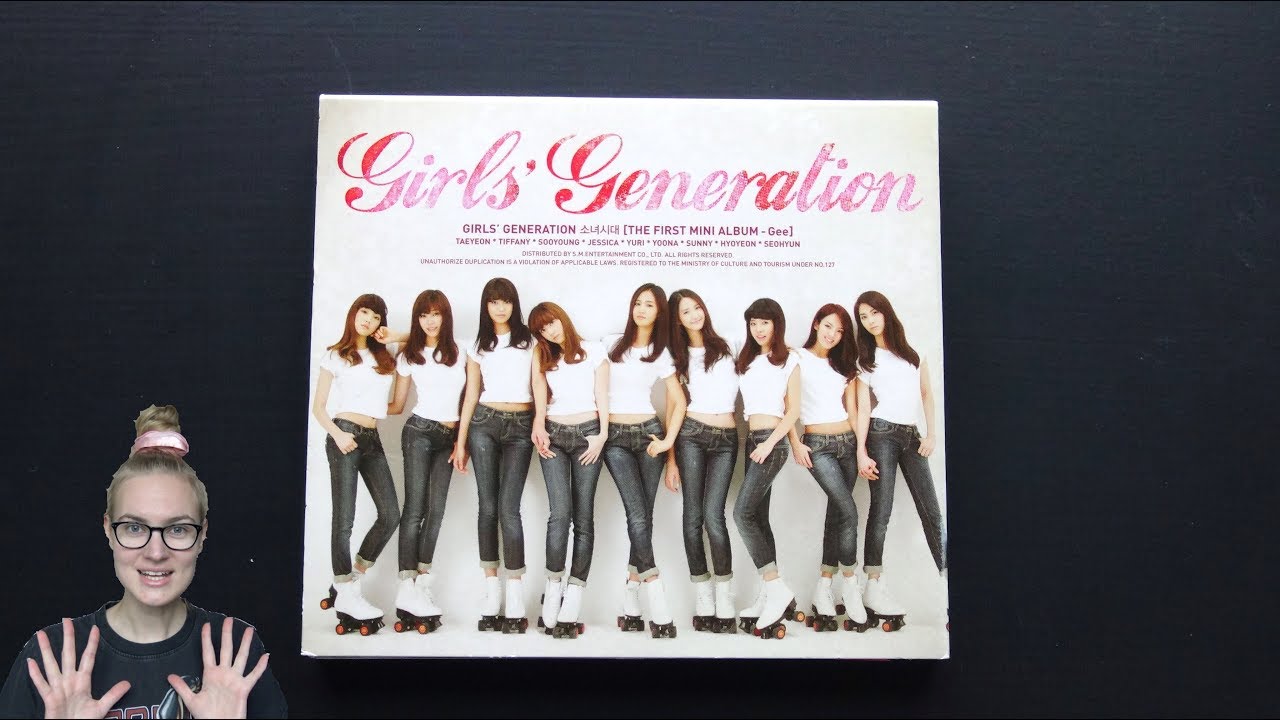 Unboxing Girls' Generation 소녀시대 1st Korean Mini Album Gee