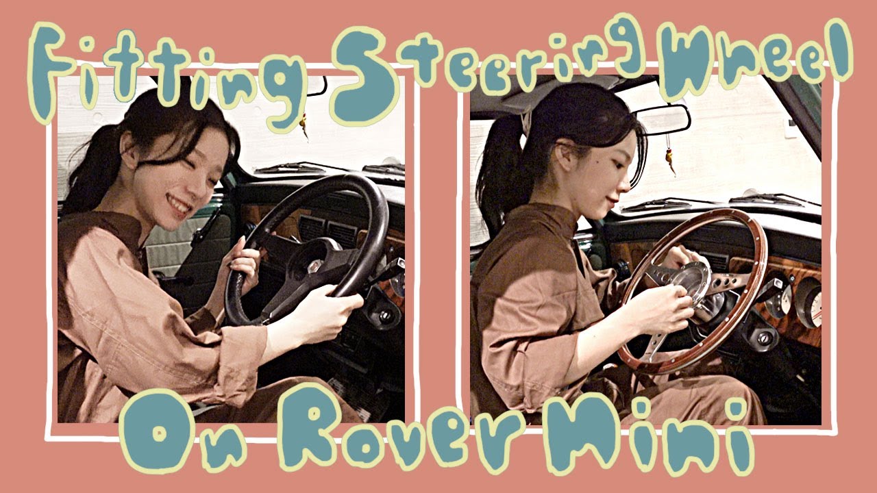 モトリタのウッドステアリングを購入！【ローバーミニ】Moto-Lita Wood