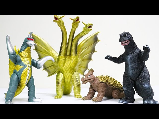 I want to recreate Godzilla vs. Gigan in soft vinyl. - YouTube