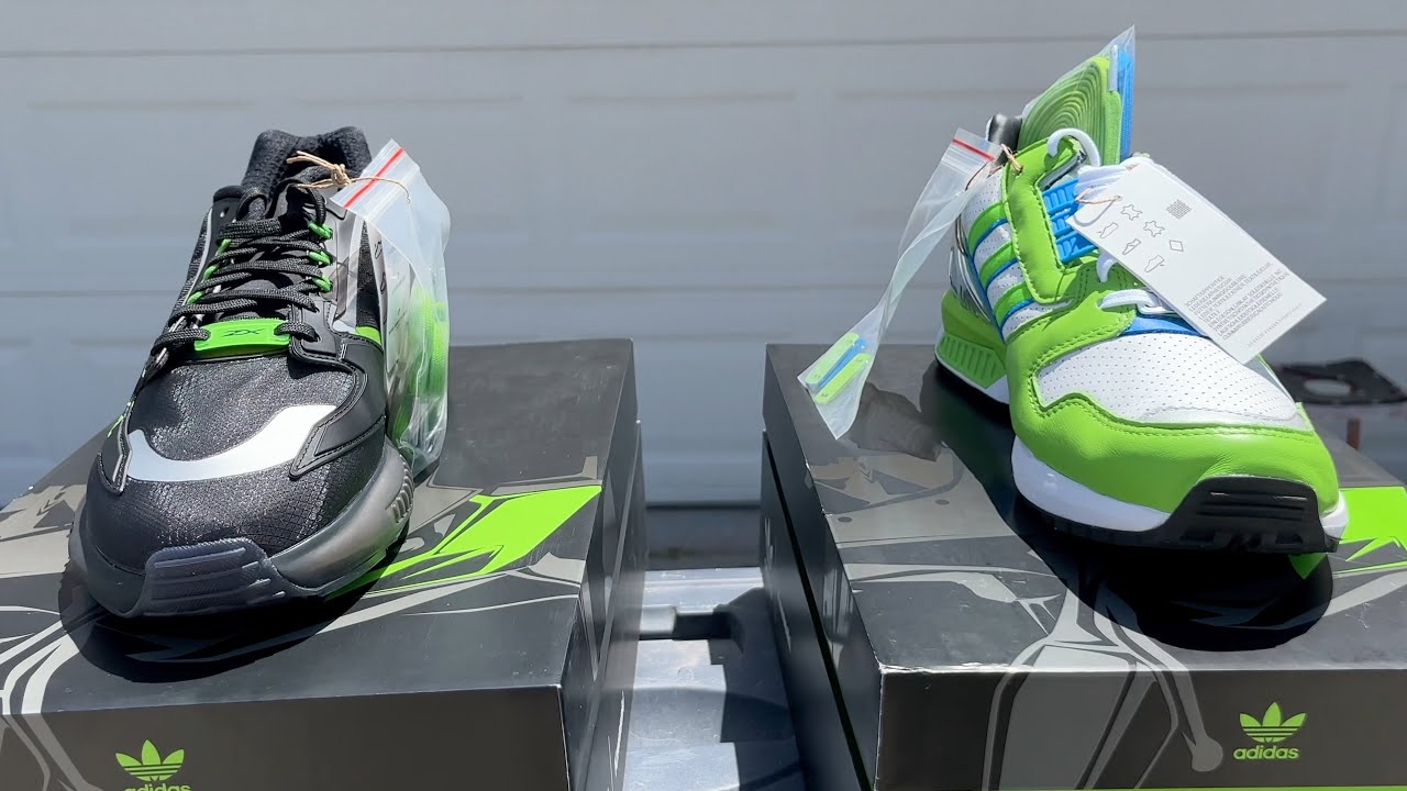 Kawasaki-Adidas Shoes! ZX 8000, ZX 5K Boost Boost Unboxing