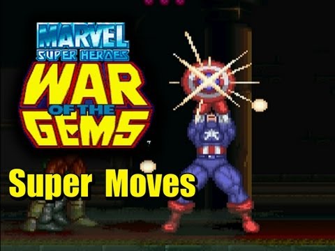 Marvel Super Heroes SNES Super Moves War of the Gems - YouTube