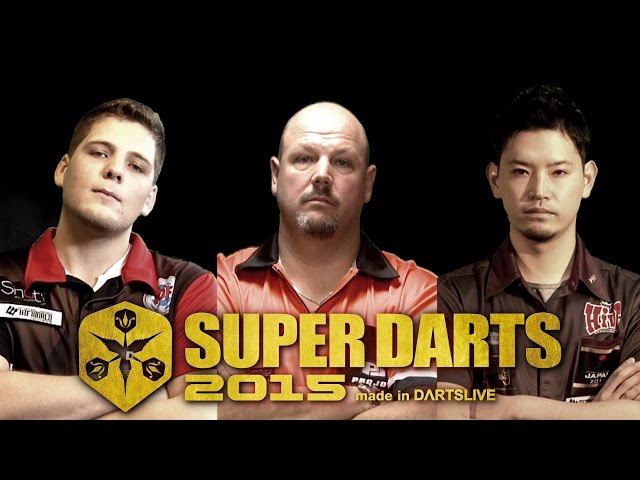 super darts 2015 サイン入りポスターSUPER DARTS 2015 -Player
