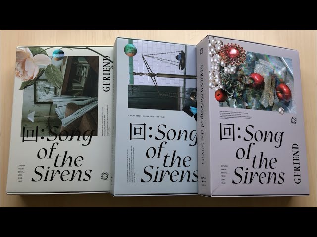 ♡Unboxing GFRIEND 여자친구 9th Mini Album 回:Song of the Sirens