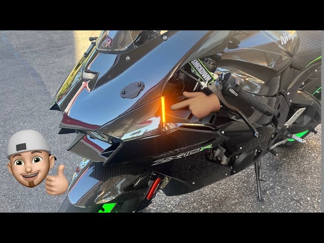 2021-2022 Kawasaki Ninja ZX10r NRC front turn signal install