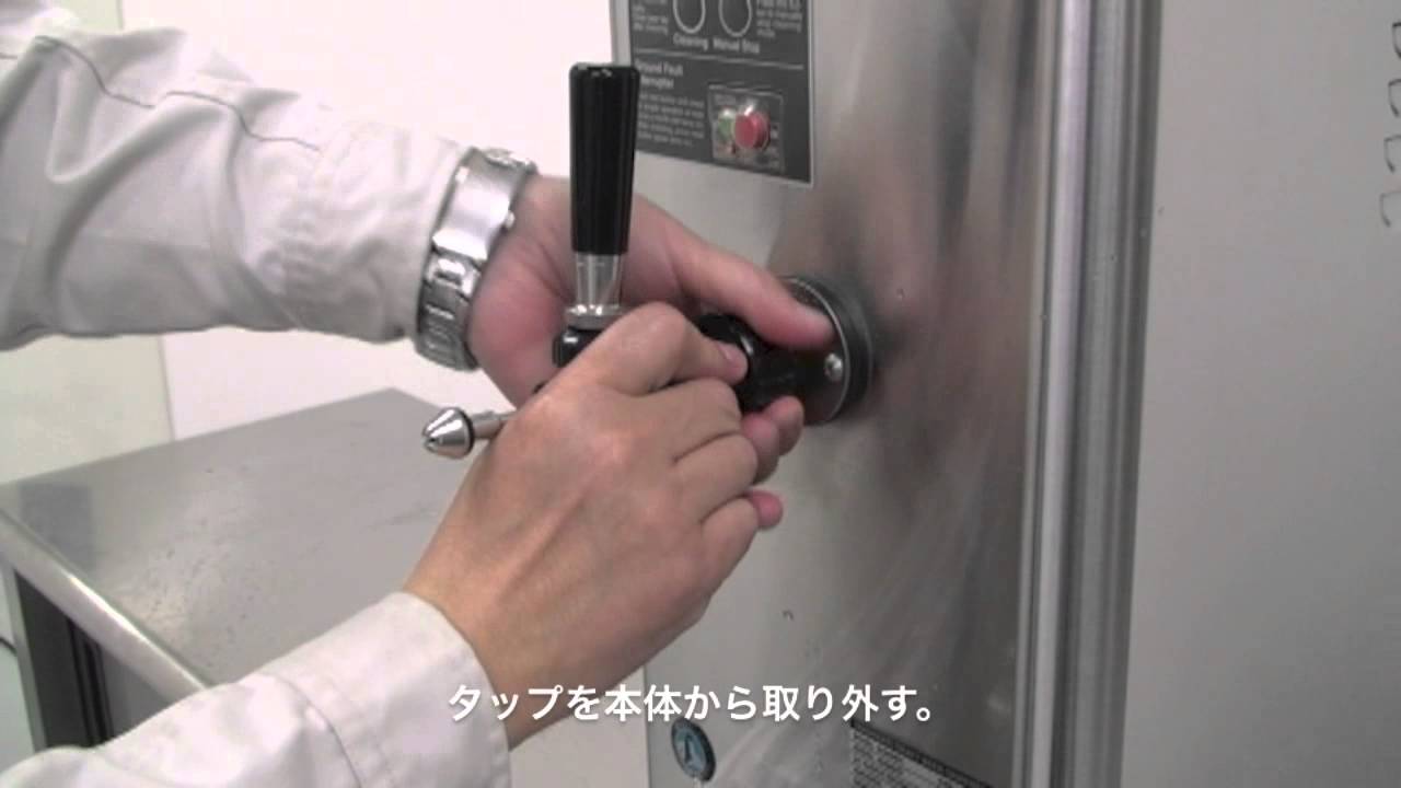 洗浄樽を使ったスポンジ通し洗浄 DBF-25SB-SWA - YouTube