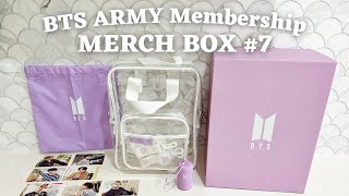 BTS MERCH BOX #7 | ARMY Membership Merch Pack | UNBOXING ASMR [4K