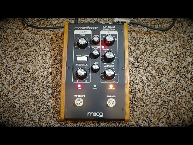 Moog Moogerfooger MF-104M Analog Delay - YouTube
