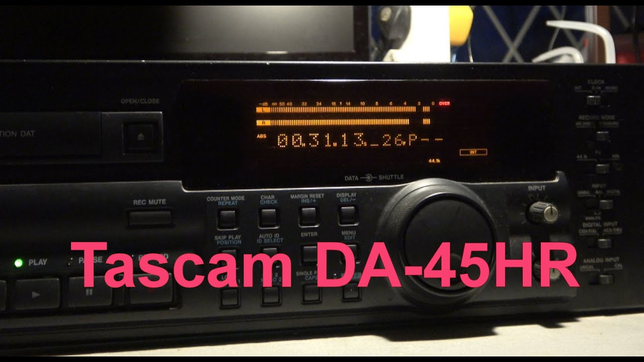 Tascam DA-45HR High Resolution 24bit professional DAT recorder