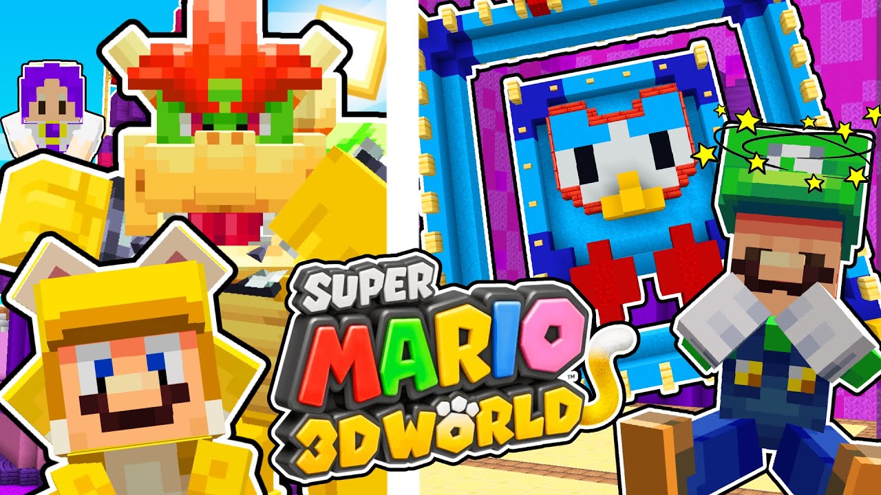 Minecraft Super Mario 3D World | KING KA-THUNK CASTLE! [260] - YouTube