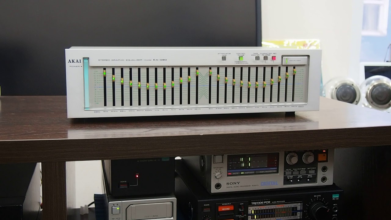 AKAI EA-G90 ￥49,800(1981年頃) эквалайзер. - YouTube