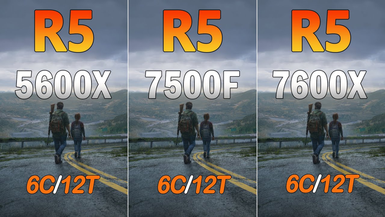 AMD Ryzen 5 7600X vs Ryzen 5 7500F vs Ryzen 5 5600X - Benchmark