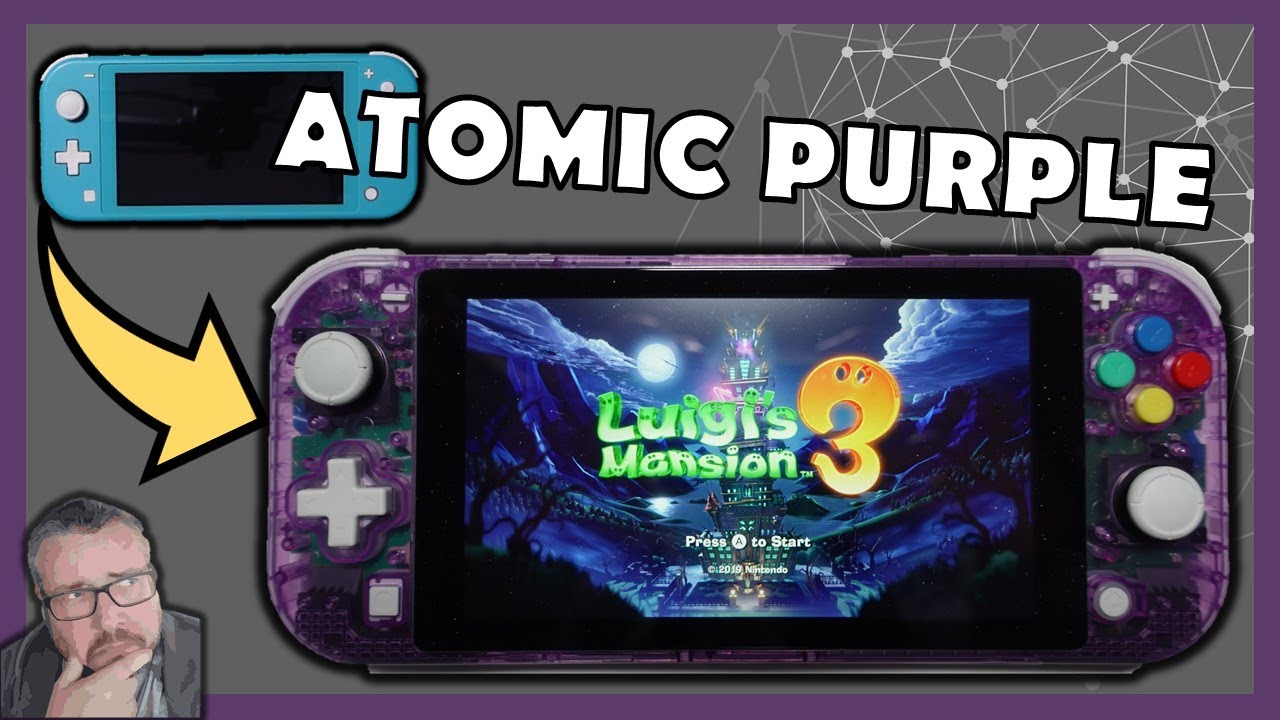 The Switch Lite Looks AWESOME in Atomic Purple | Can I PIMP It