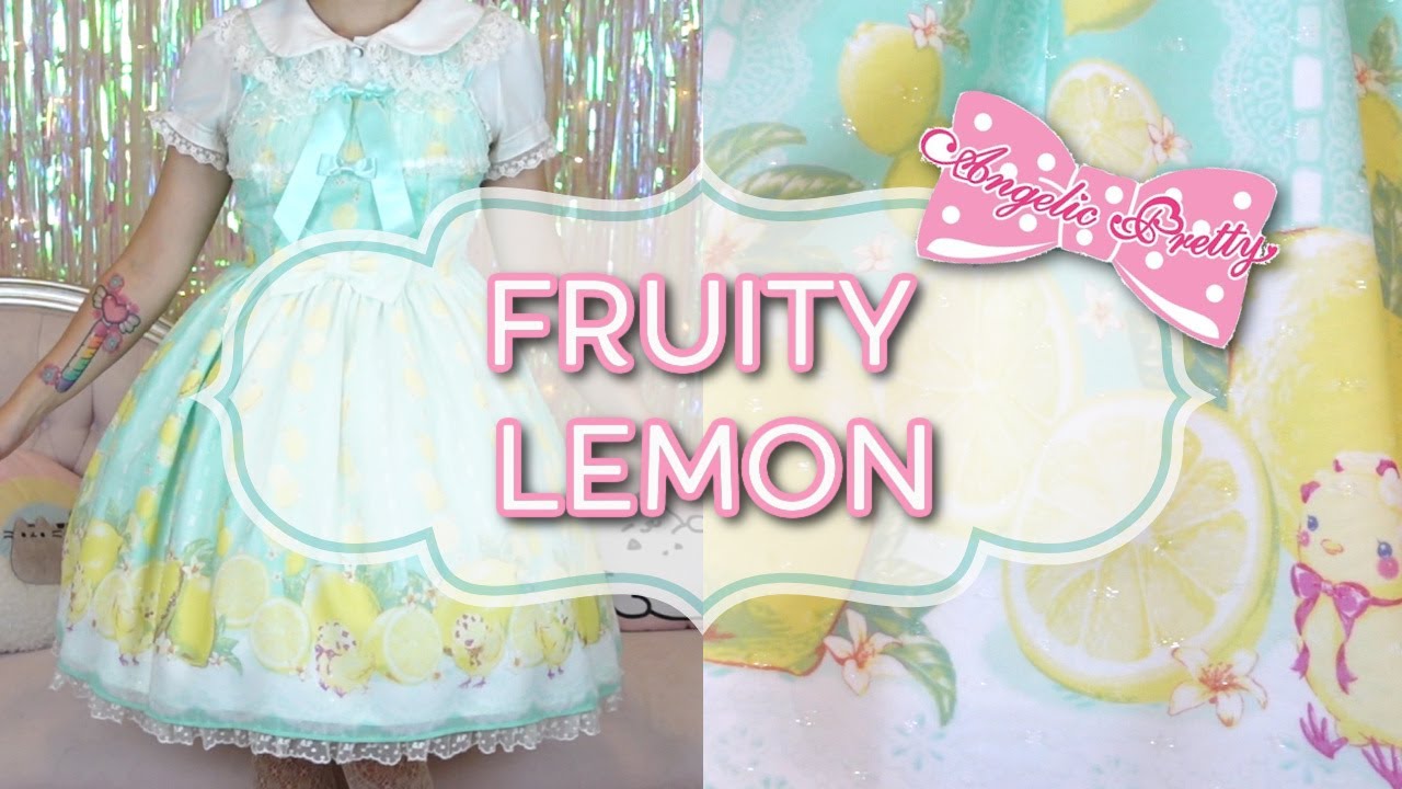 Angelic Pretty FRUITY LEMON Review | Second Hand LOLITA Buying