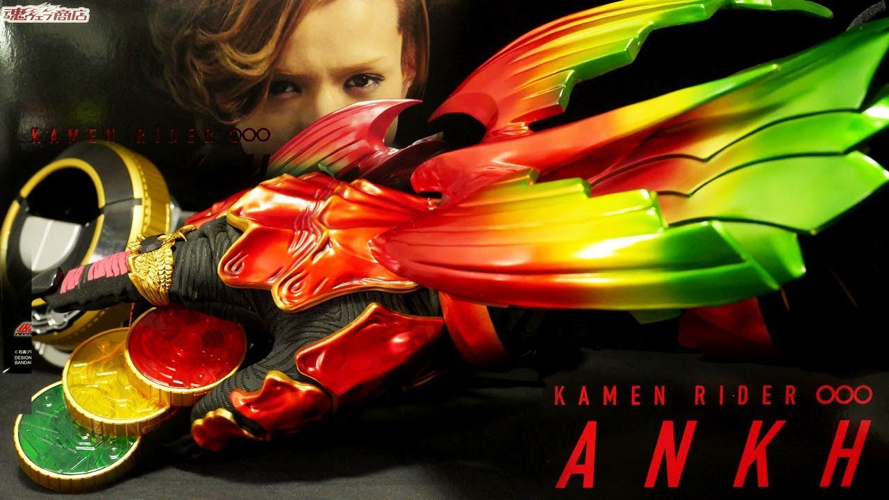 TAMASHII Lab アンク】仮面ライダーオーズ OOO 音声入り3連コアメダル