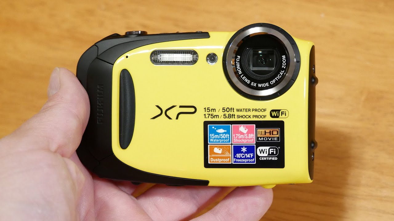 Fuji XP80 Waterproof Shockproof Digital Camera Unboxing & Initial