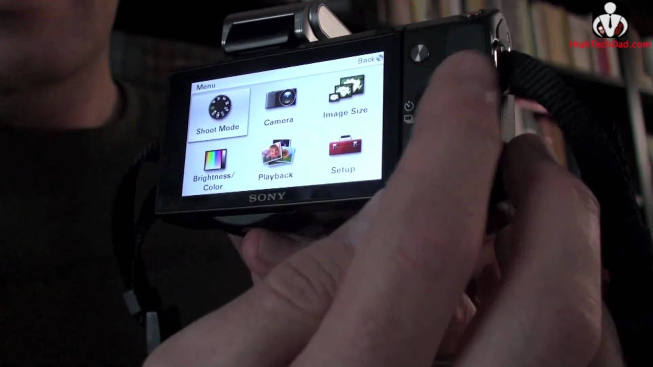 Sony NEX-5 Digital Camera reviewed by HighTechDad - YouTube