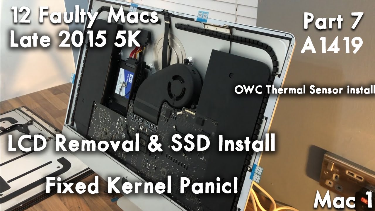 iMac Late 2015 27 5K | SSD Install & Upgrade | OWC Senor | A1419