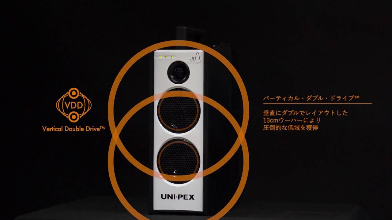 UNI-PEX 防滴ハイパワーワイヤレスアンプ [サウンドショップソシヤル]