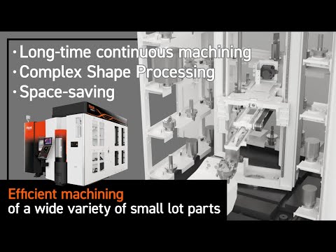 Compact simultaneous 5-axis vertical machining center with Auto