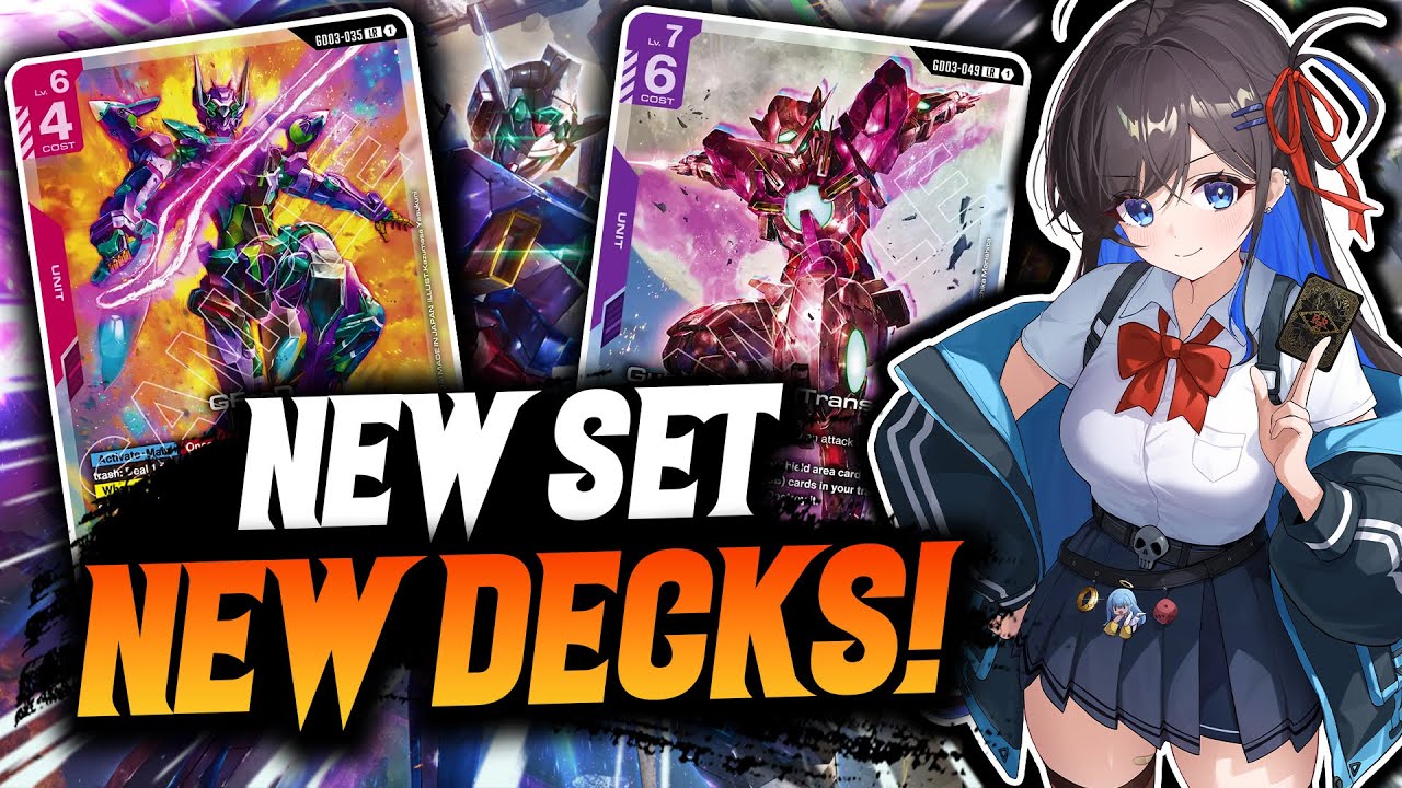 8 NEW DECK BREWS! Gundam Card Game GD03 Steel Requiem Decks - YouTube