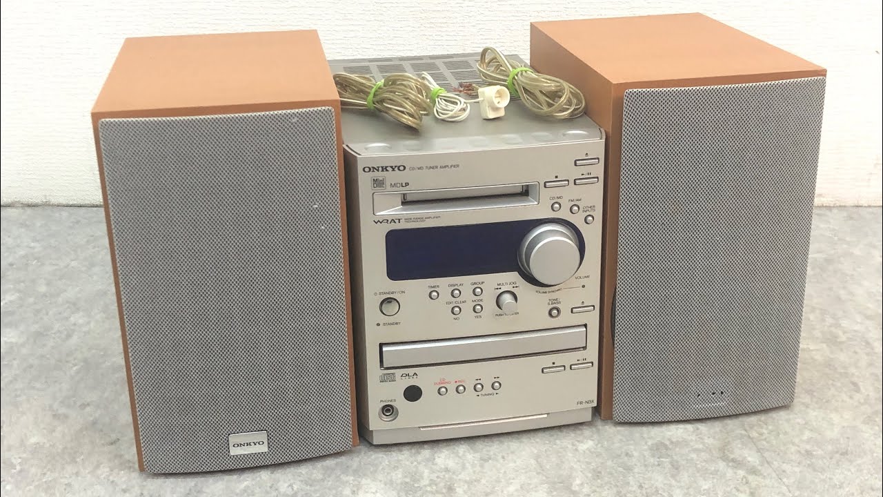 M-TN ONKYO CD MD チューナーアンプ FR-N3X 難あり 動作品 2051] ONKYO FR-