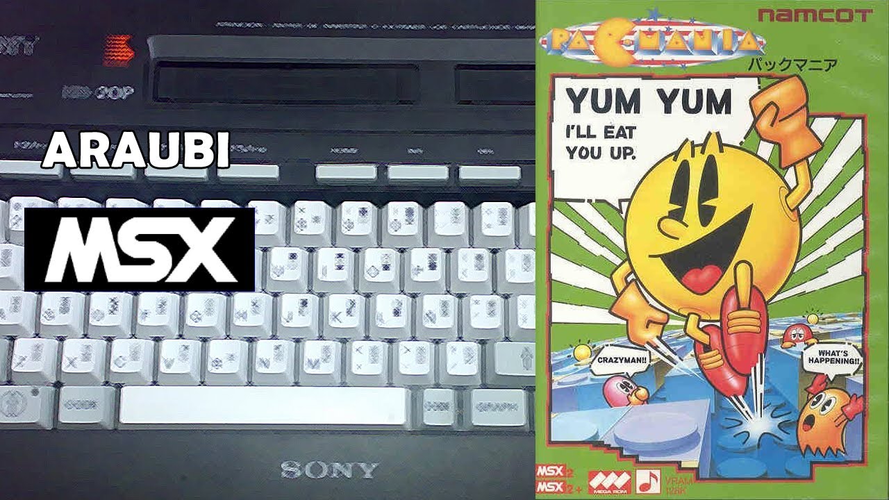 Pac Mania (Namcot, 1989) MSX2 [766] Walkthrough - YouTube