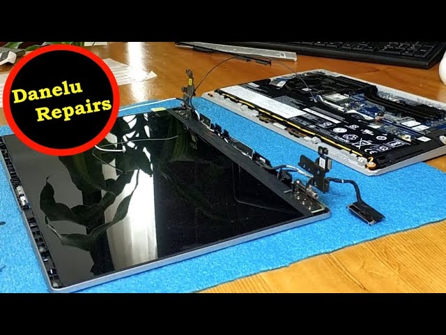 Lenovo IdeaPad 5 - Display replace, Disassembly & Cleaning - YouTube