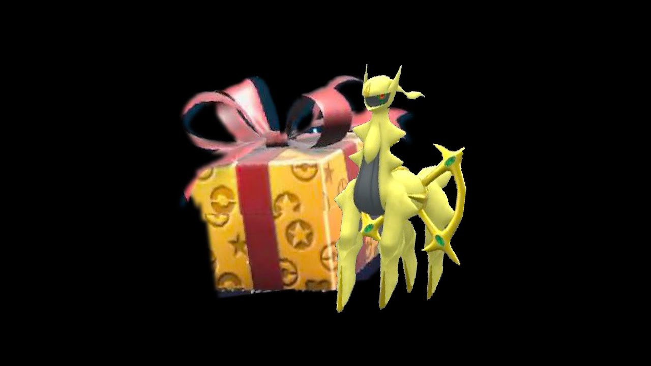 速報】公式からの新たな最新配布を受け取れ！！色違いのアルセウスは