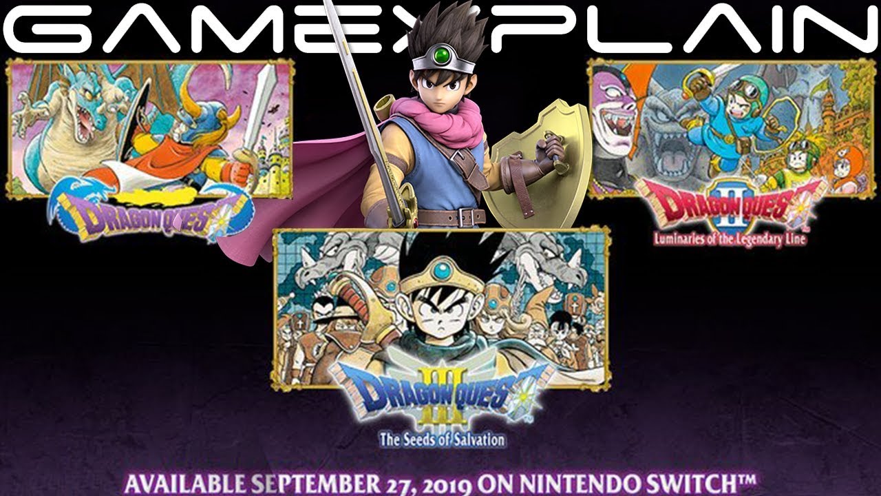 Dragon Quest 1, 2, & 3 Adventuring onto Switch September 27th