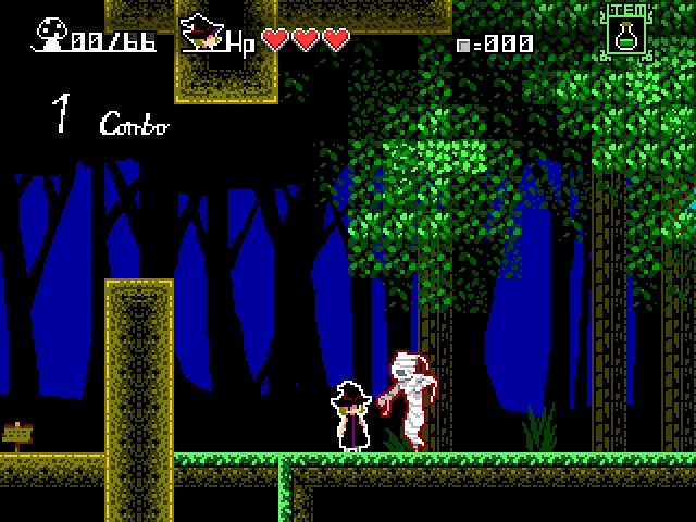 アクションゲームツクールMV 【サンプルゲーム】魔女と66のキノコ