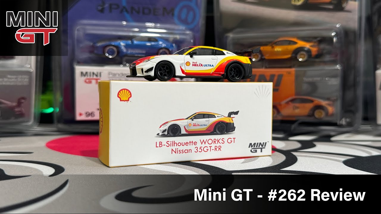 Mini GT - LB☆WORKS Nissan R35 GT-RR V.2 - Shell Exclusive - #262