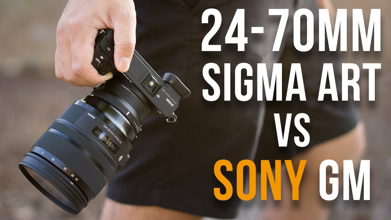 Sigma Art 24-70mm f/2.8 vs Sony GM 24-70mm Video AF Test - Sony
