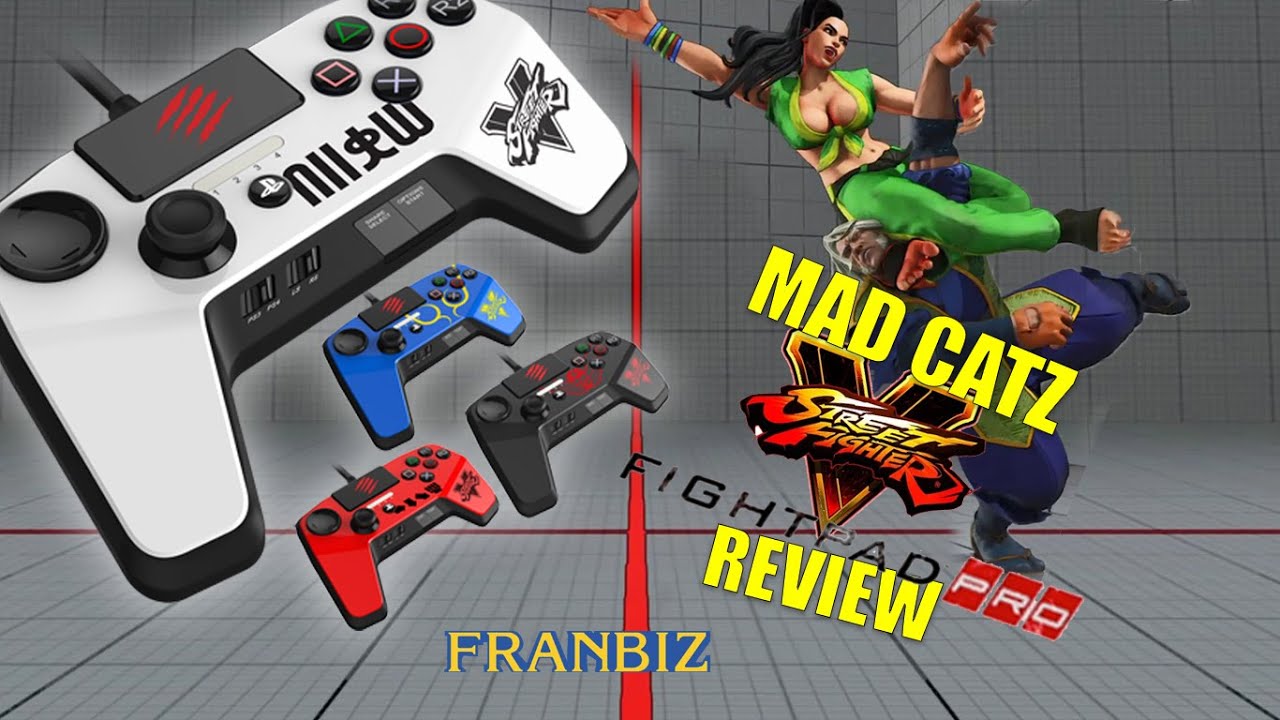 Mad Catz Street Fighter V FightPad Pro Review - YouTube
