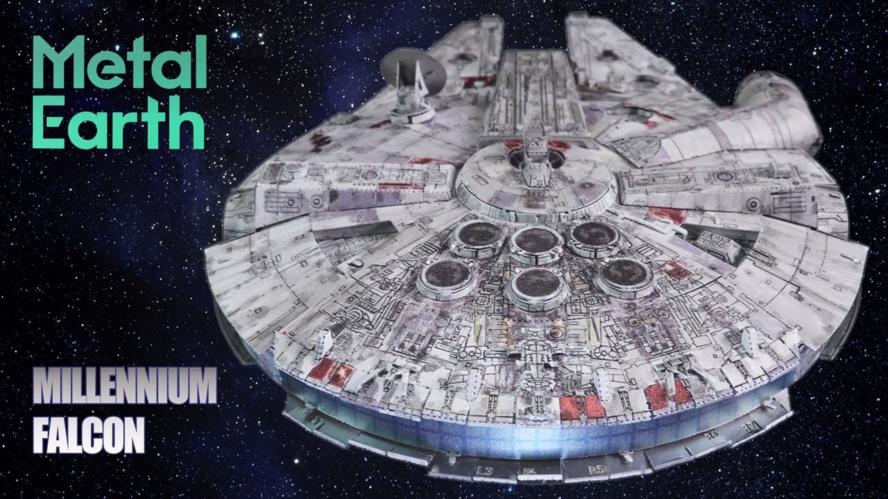 METAL EARTH [STAR WARS] MILLENNIUM FALCON - YouTube