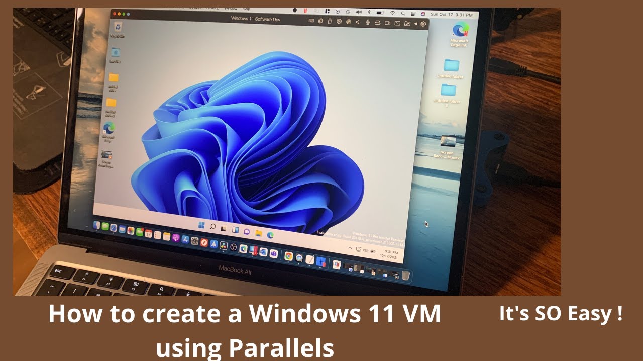 How to create a Windows 11 VM on a 2020 M1 MacBook Air using