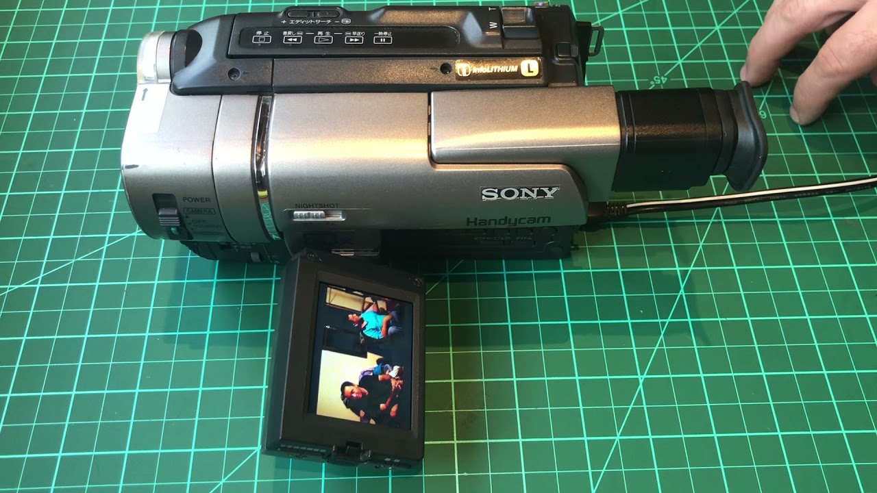 Sony 8mm Camcorder Handycam CCD-TRV80 - YouTube
