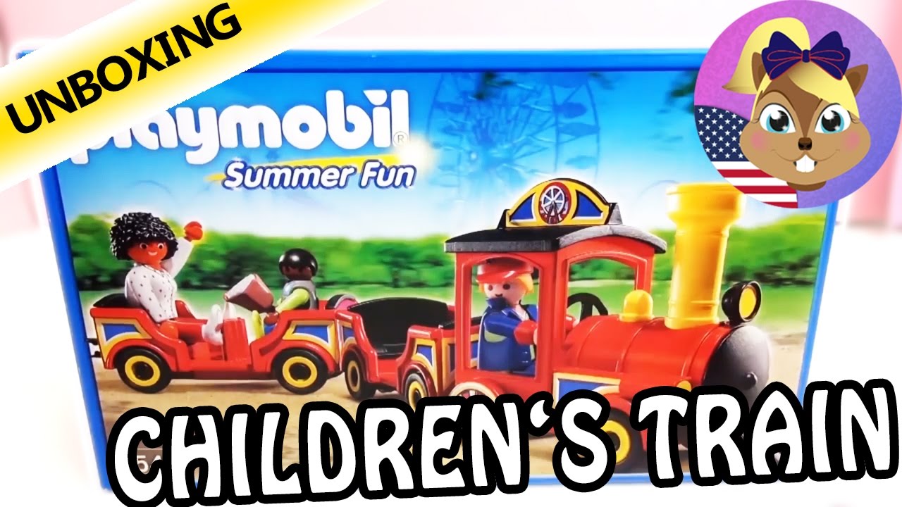 PLAYMOBIL SUMMER FUN | Playmobil Children's Train Set | Unboxing
